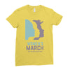 women's march 2017 on washington Ladies Fitted T-Shirt