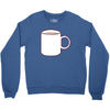glass and coffee Crewneck Sweatshirt