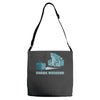 shark weekend Adjustable Strap Totes
