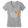 my heart basketball Women's V-Neck T-Shirt
