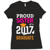 Class of 2017 Proud Sister Graduation Ladies Fitted T-Shirt
