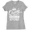 Queens Are Born In September Ladies Fitted T-Shirt