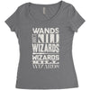 wizards kill wizards Women's Triblend Scoop T-shirt