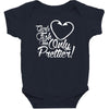 girls fish too only prettier Baby Bodysuit