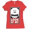 look at me Ladies Fitted T-Shirt