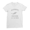 narwhals Ladies Fitted T-Shirt