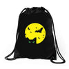 cat halloween Drawstring Bags
