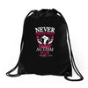 THE POWER OF AN Autism Mom Drawstring Bags