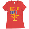 get lit Ladies Fitted T-Shirt