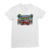 mens retro game out run, ideal gift or birthday present. Ladies Fitted T-Shirt