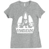 coneheads   eierkopf retro kult serie lustig dickkopf glatze Ladies Fitted T-Shirt