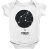 Virgo Zodiac Sign Minimal Design Baby Bodysuit
