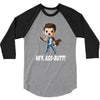hey, ass butt! 3/4 Sleeve Shirt