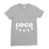 loco coco skul Ladies Fitted T-Shirt