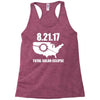 total solar eclipse 2017 Racerback Tank