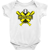 apocalypse baseball Baby Onesie