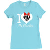 i love you my girlfreind Ladies Fitted T-Shirt