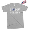 i love my soldier navy camouflage Exclusive T-shirt