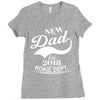 New Dad 2018 Rokie Dept. Ladies Fitted T-Shirt