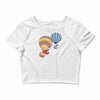 hot bear balloon Crop Top