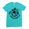 halloween Ladies Fitted T-Shirt