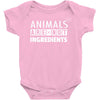 Animals Are Not Ingredients Baby Onesie