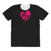 kawaii suki cute heart tee japanese kanji All Over Women's T-shirt