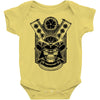 samurai skull Baby Onesie