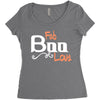 fab boo Women's Triblend Scoop T-shirt