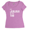 i'm jealous of me too Women's Triblend Scoop T-shirt