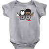 pulp fiction cartoon ideal birthday present or gift Baby Bodysuit