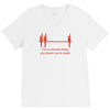 for a moment there you bored me to death V-Neck Tee