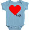Besties Heart Family Matching Baby Bodysuit