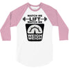 watch me lift watch me weigh weigh 3/4 Sleeve Shirt