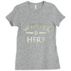 Winter (a213) Ladies Fitted T-Shirt