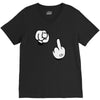 mickey fuck you rouge V-Neck Tee