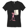pink panther list Women's V-Neck T-Shirt