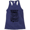 This Girl Is Taken By A Super Sexy February Boyfriend Racerback Tank