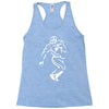 undefeated stencil football Racerback Tank