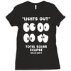 Lights Out, Total Solar Eclipse 08.21.2017 Ladies Fitted T-Shirt