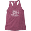 i`m an engineer Racerback Tank