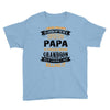 Super Cool Papa Of A Freaking Awesome Grandson Youth Tee