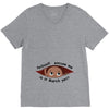 March Peeking Out Baby Boy V-Neck Tee