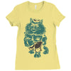hul kat Ladies Fitted T-Shirt
