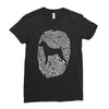 boxer fingerprint Ladies Fitted T-Shirt