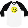 73 the perfect number t shirt the big bang theory cool funny 3/4 Sleeve Shirt