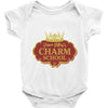 charm school Baby Onesie