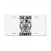 You Only Live Once It as a Cowboy License Plate