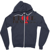 blood first Zipper Hoodie