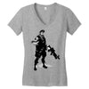 fortnite soldier Women's V-Neck T-Shirt